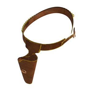 3D Western Gun Belt