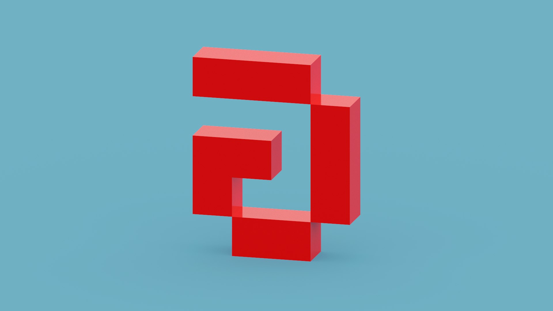 3D Pixel Letter G Model - TurboSquid 1981098