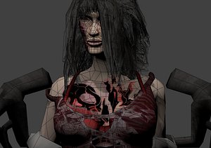 3d demon girl model