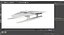 3D model Solar Powered Yacht Simple Interior Rigged for Cinema 4D