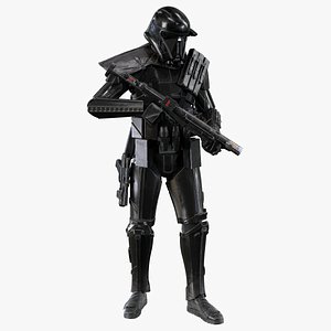 3d model rigged death trooper