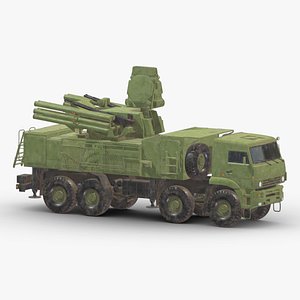 3D SA 22 Pantsir S1 Low Poly