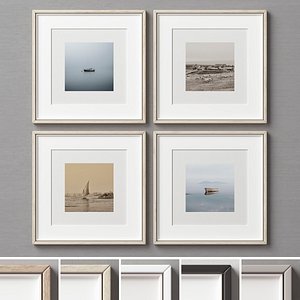 3D Picture Frames Set-601 model