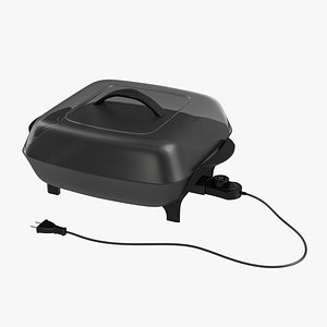 Electric Skillet 3D Model
