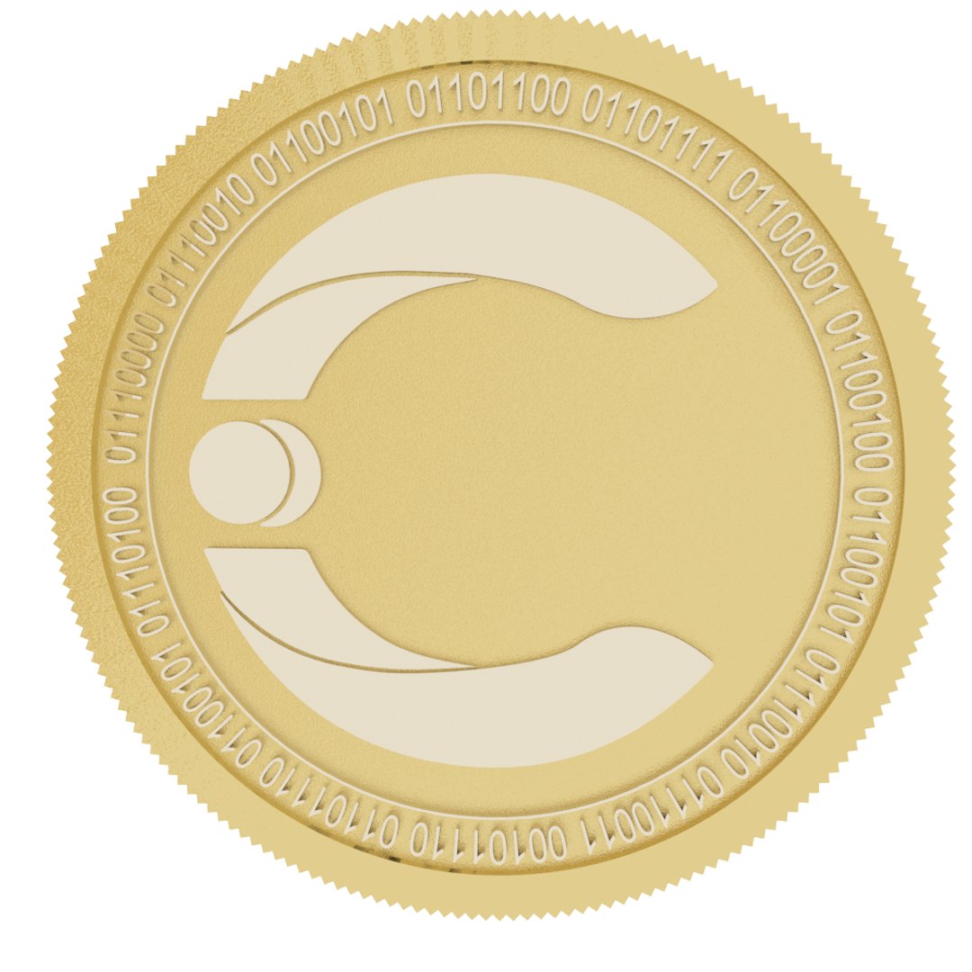 3D model contentos gold coin - TurboSquid 1495219