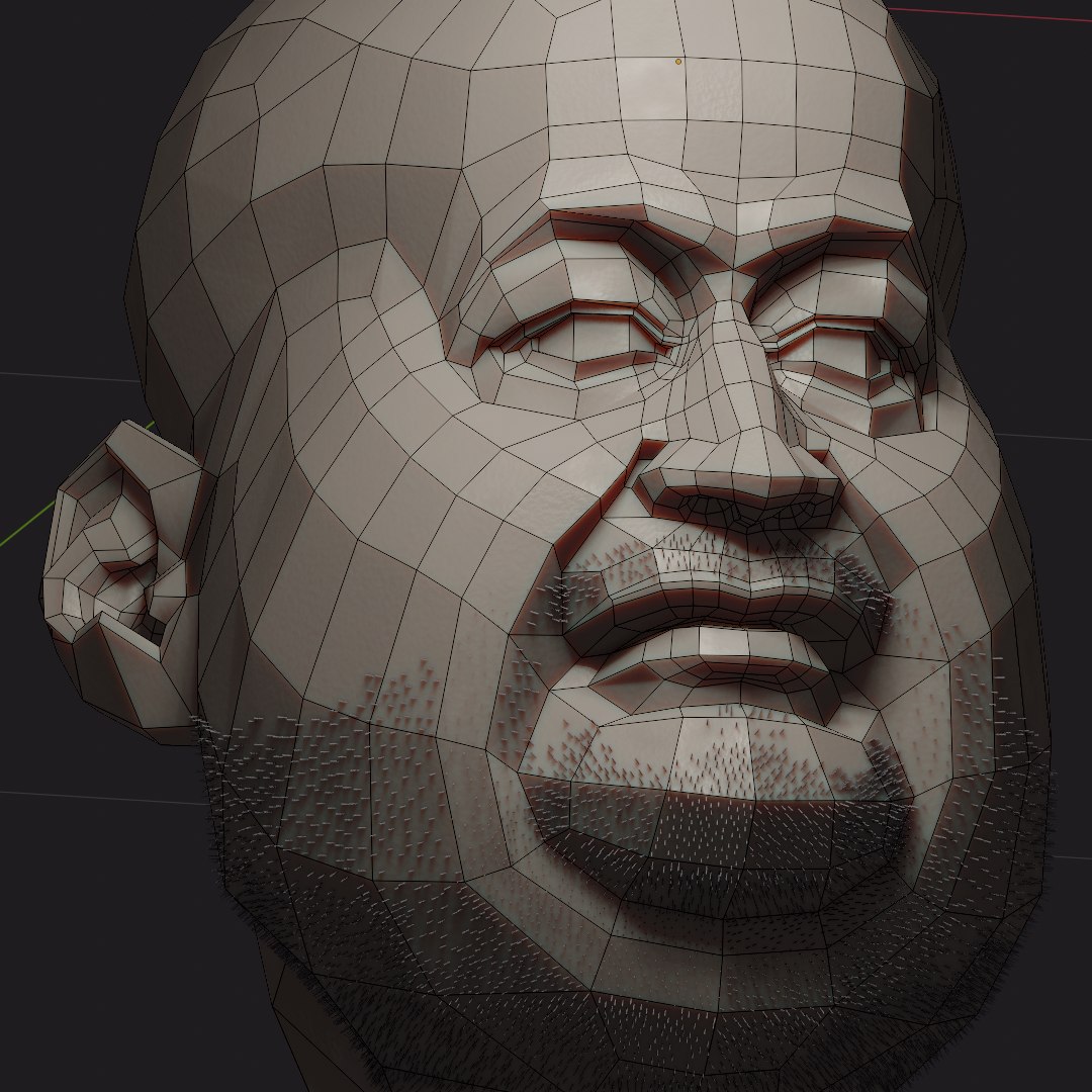 This is a Head of an Unshaven Fat Man from Prohibition times in the Hat model https://p.turbosquid.com/ts-thumb/3i/8tL097/WH/fatmanhead_7/png/1680006300/1920x1080/fit_q87/69632c97a19b291c34c680c8aaa5257139a3cd83/fatmanhead_7.jpg