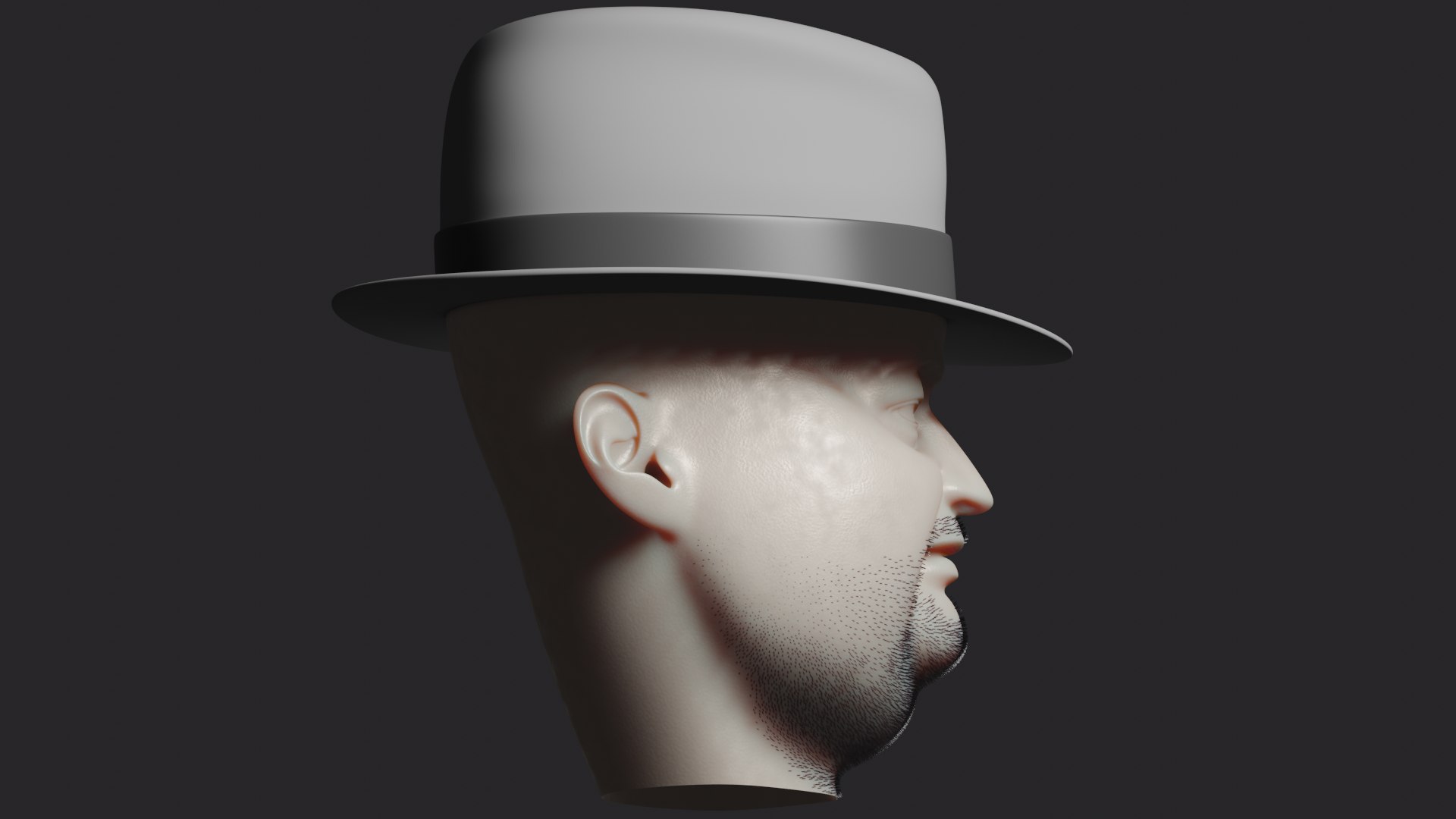 This is a Head of an Unshaven Fat Man from Prohibition times in the Hat model https://p.turbosquid.com/ts-thumb/3i/8tL097/zX/3/png/1680788877/1920x1080/fit_q87/04ebcc2493a709b6629433c217a4ab54f8f622b5/3.jpg
