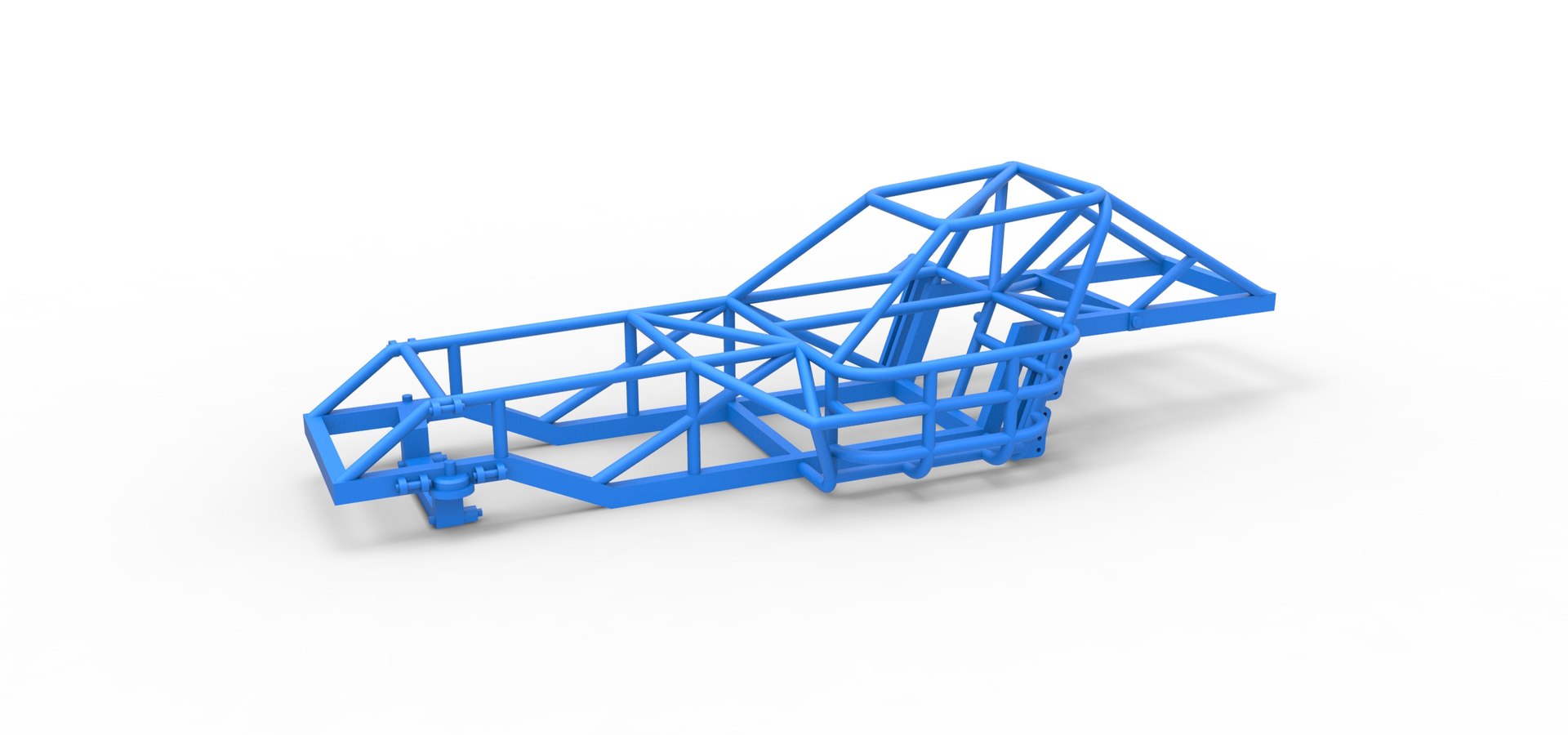 Diecast Frame of Dirt Modified stock car Scale 1 to 25 model ...