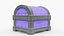 Collezione di bauli del tesoro Low Poly - Set 4