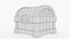 Collezione di bauli del tesoro Low Poly - Set 4