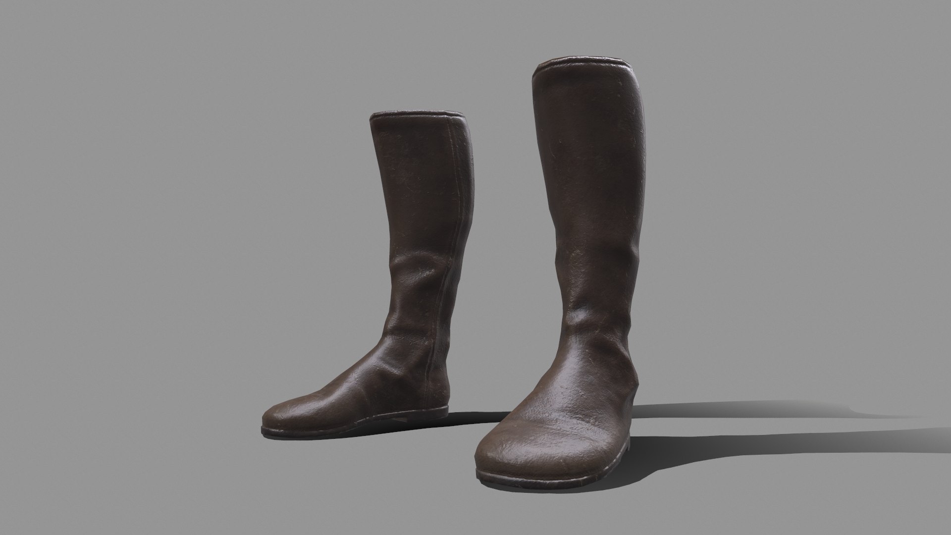 Leather Boots Model - TurboSquid 1912943