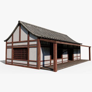 3D Japanese Shop model