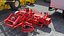 Sugar Beet Harvester Tool Details Red Rigged