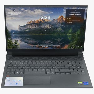 3D Dell Laptop PC