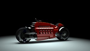 bike motorbike 3d model