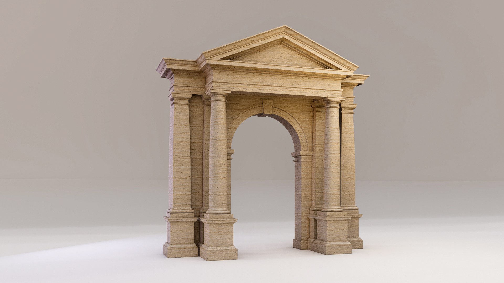 3D Tuscan Column Two Types Of Order On Vignola And Gibbs Plus Tuscan ...