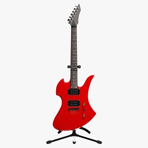 3D B C Rich Mockingbird Electric Guitar model