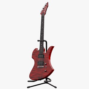 3D B C Rich Mockingbird Electric Guitar model