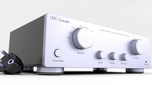 3D model hi-fi amplifier