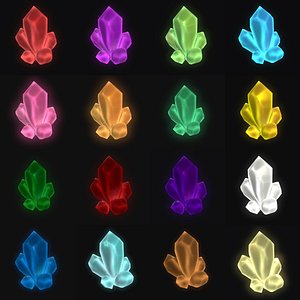 ready crystals 3D model