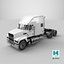 3D model 2025 Highway Truck White