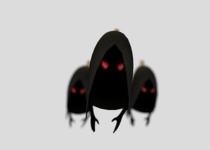 3D candler ghost candle -
