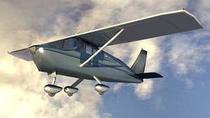 small plane 3d model