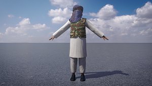 3D Taliban Terrorist model