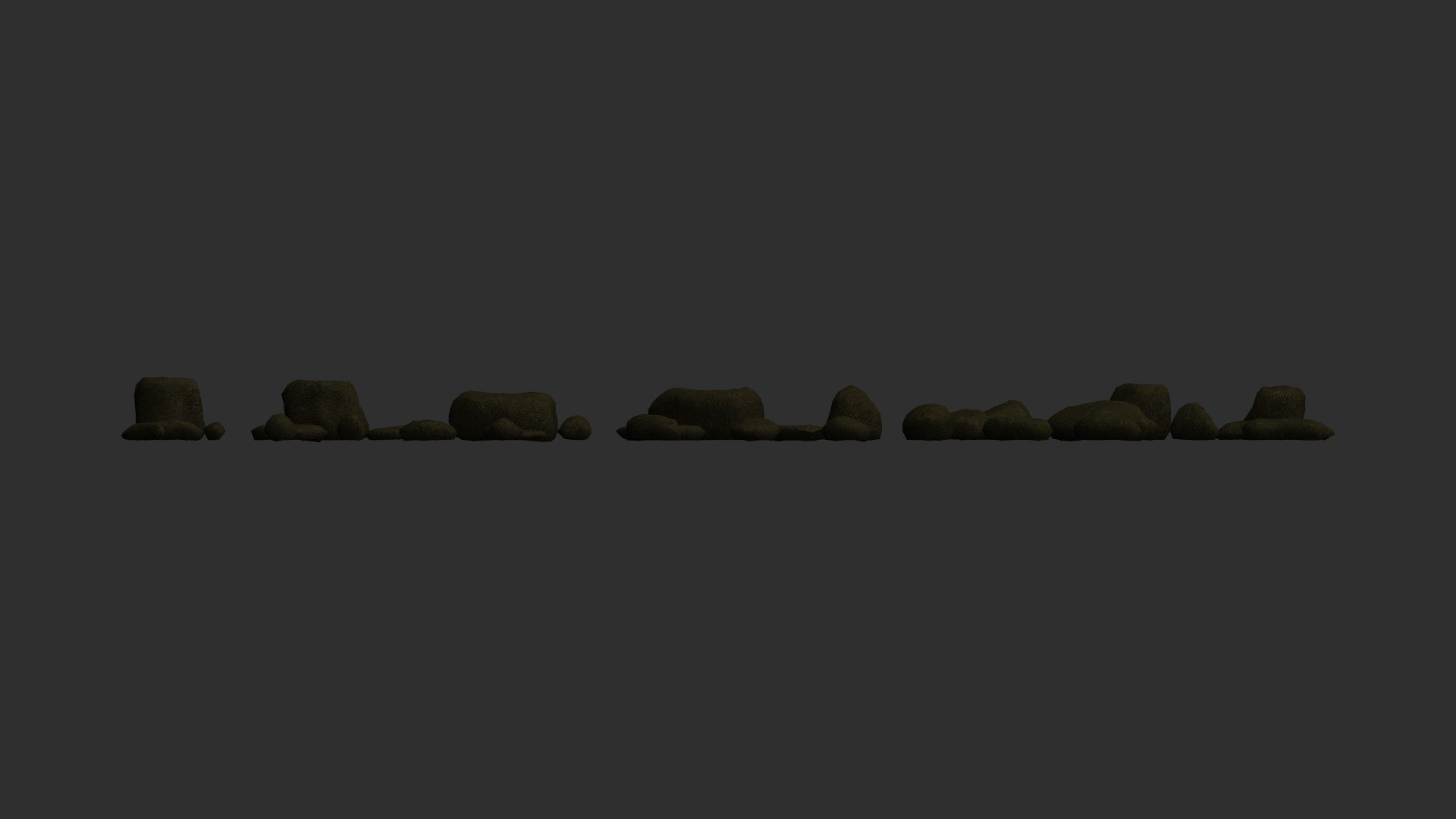 Assorted Rocks - Earth 1 3D Model - TurboSquid 2220942