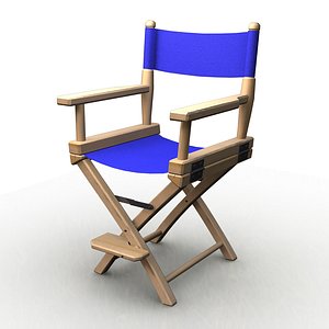 directors chair 3d ma
