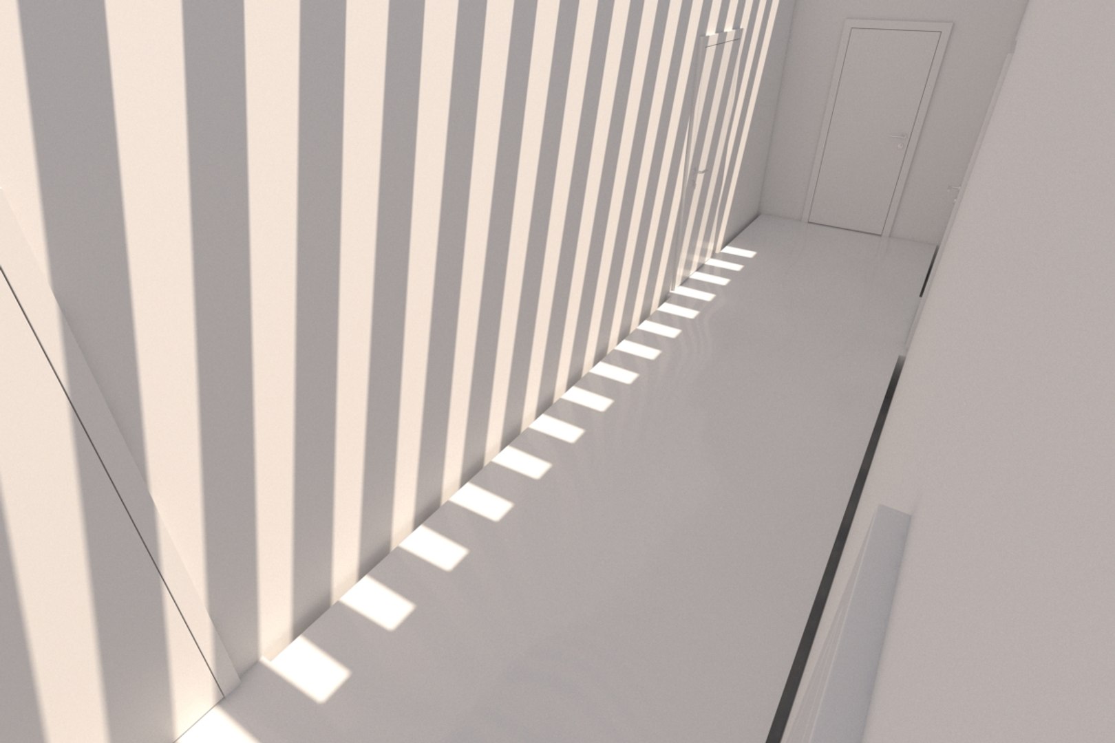 3D Hall Hallway Model - TurboSquid 1431311