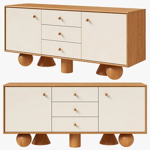 Soho Home sideboard Denali 3D