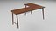 Bureau d'angle en bois pour chambre à coucher, modèle 3D simple et moderne