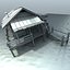 cajun house swamphouse 3d model
