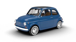 Fiat 500L 1969 3d model model