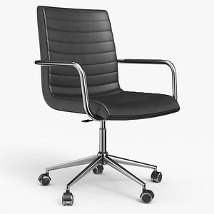 Office Chair Black 3D model