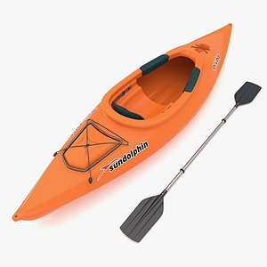 3d model boat sport paddle