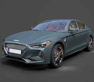 Genesis G70 Luxury Sedan - Ultra High-Poly 3D Model 3D model