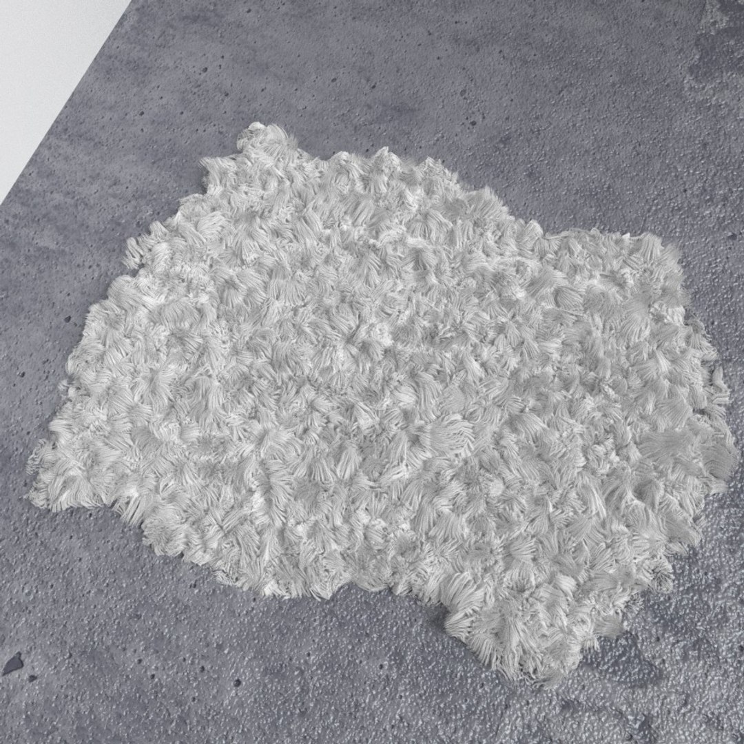 3D Animal Fur Rug - TurboSquid 1210193