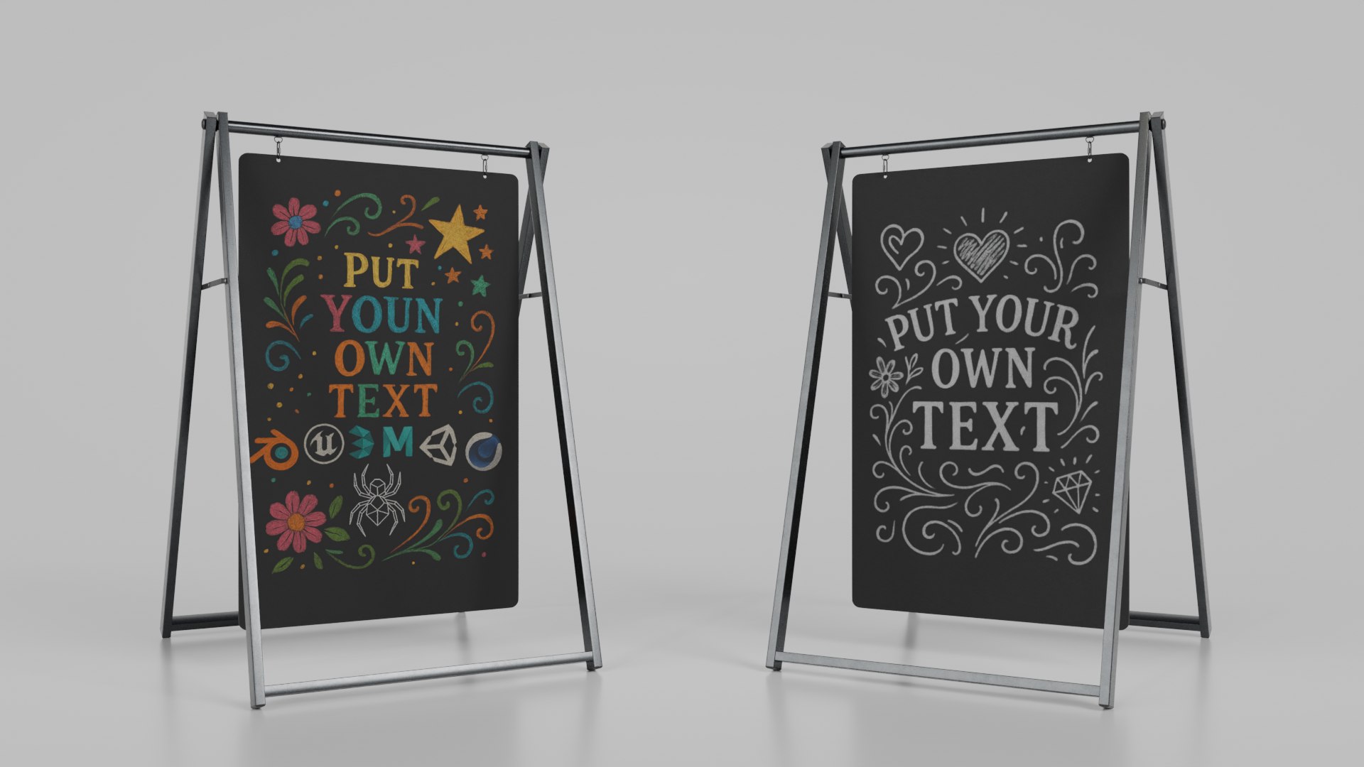 3D Flexible Display Solutions - Customizable Chalkboards https://p.turbosquid.com/ts-thumb/3j/0EKwRA/9T/a4/png/1747676992/1920x1080/fit_q87/ffd544d15a5f37dcae56ebeb33e2d8f0efc15365/a4.jpg