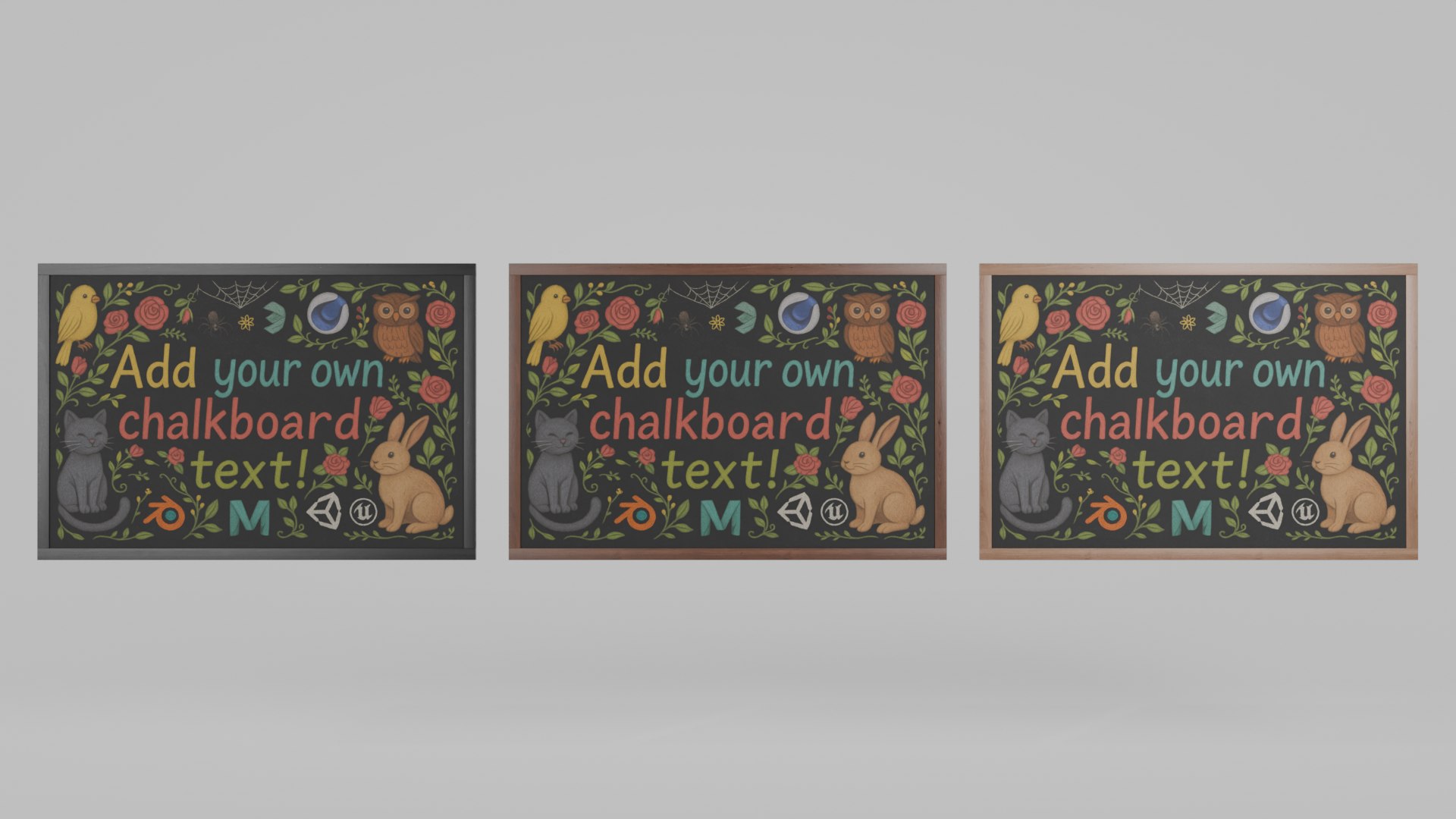 3D Flexible Display Solutions - Customizable Chalkboards https://p.turbosquid.com/ts-thumb/3j/0EKwRA/J0/c3/png/1747677041/1920x1080/fit_q87/114ad6a68872c081503c02210e81f5bd59f91106/c3.jpg