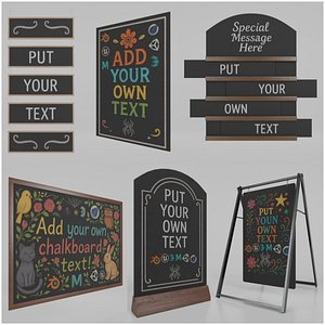 3D Flexible Display Solutions - Customizable Chalkboards