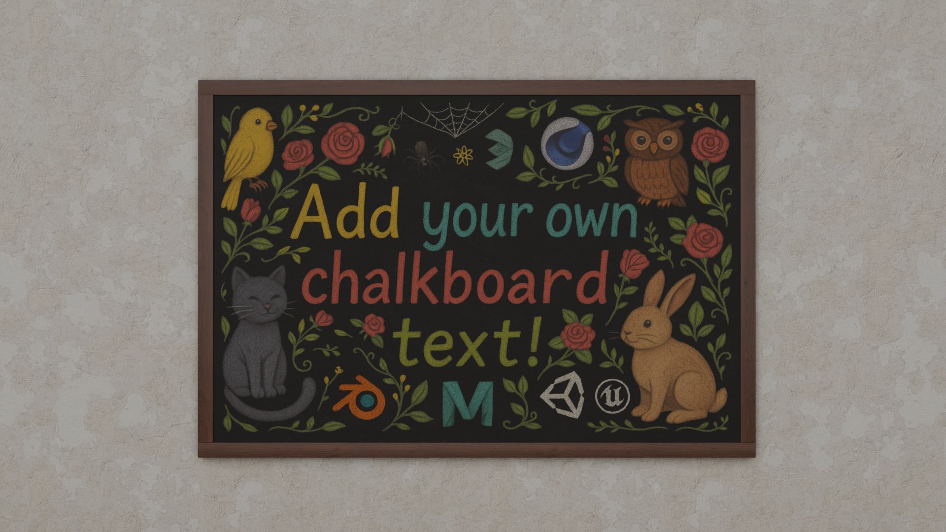 3D Flexible Display Solutions - Customizable Chalkboards https://p.turbosquid.com/ts-thumb/3j/0EKwRA/xQ/c1/png/1747677042/1920x1080/fit_q87/0f358c5058d25b070fe70c3164f740c4e163b6b5/c1.jpg