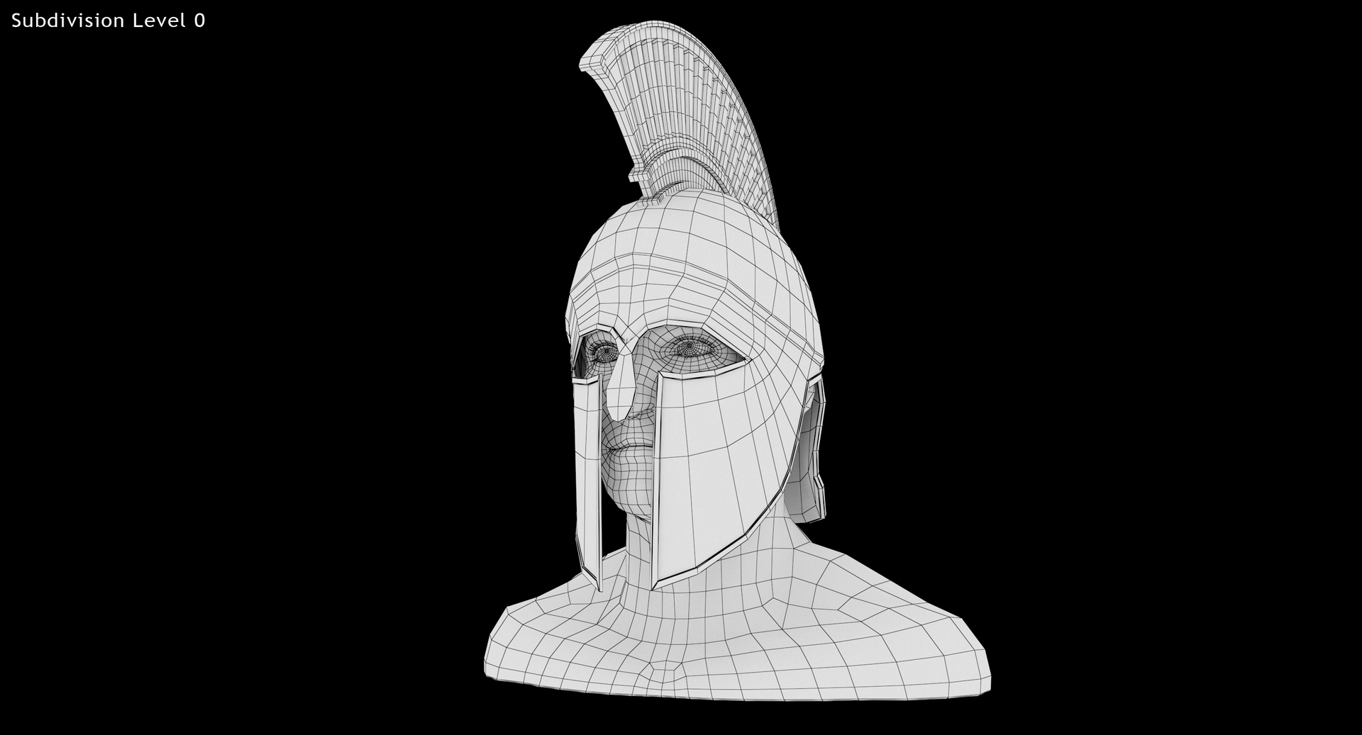 spartan helmet vray 3d max