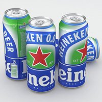 Beer Can Heineken 0,0 Alcohol Free 500ml 2019