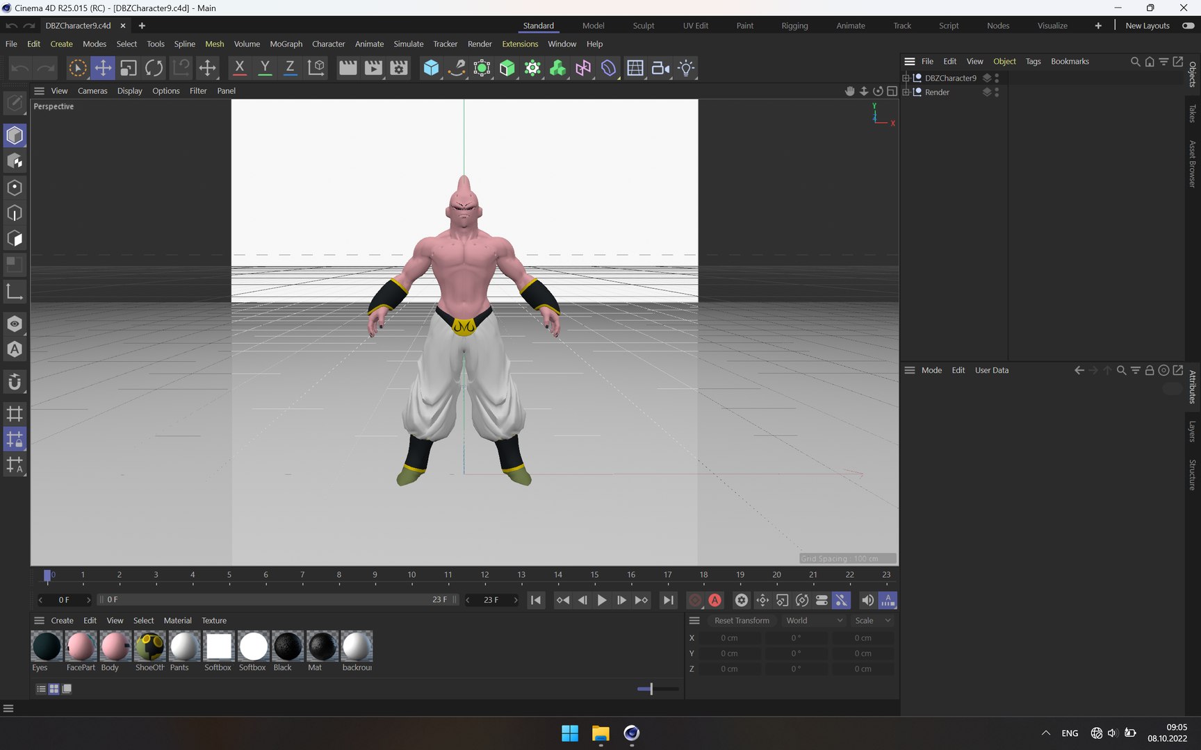 DBZ Character V9 3D Model - TurboSquid 2366871