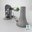 3D Nuclear Reactor - Power Plant