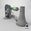 3D Nuclear Reactor - Power Plant