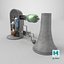 3D Nuclear Reactor - Power Plant