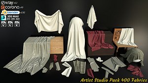 3D Artist Studio Pack 400 - Fabrics